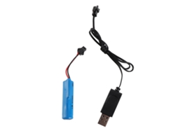 Bateria Li 3.7v 500mah Para Barco Rc Flytec V005 Cable De Carga Usb Accesorios De Barco Rc
