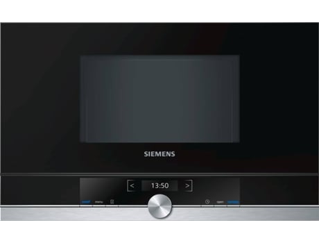 Micro-ondas Encastre SIEMENS BF634RGS1 (21 L - Sem Grill - Inox)