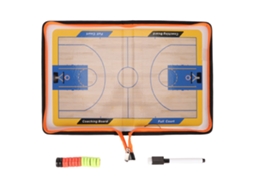 Tabuleiro Magnético De Tática De Basquete Para Treinadores Com Lápis E Fecho Zipper Em Couro