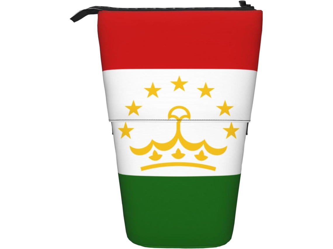 Case Trousse Crayons Télescopique Flag Tajikistan Multifotionnel Trousse Retractable Crayon Papeterie