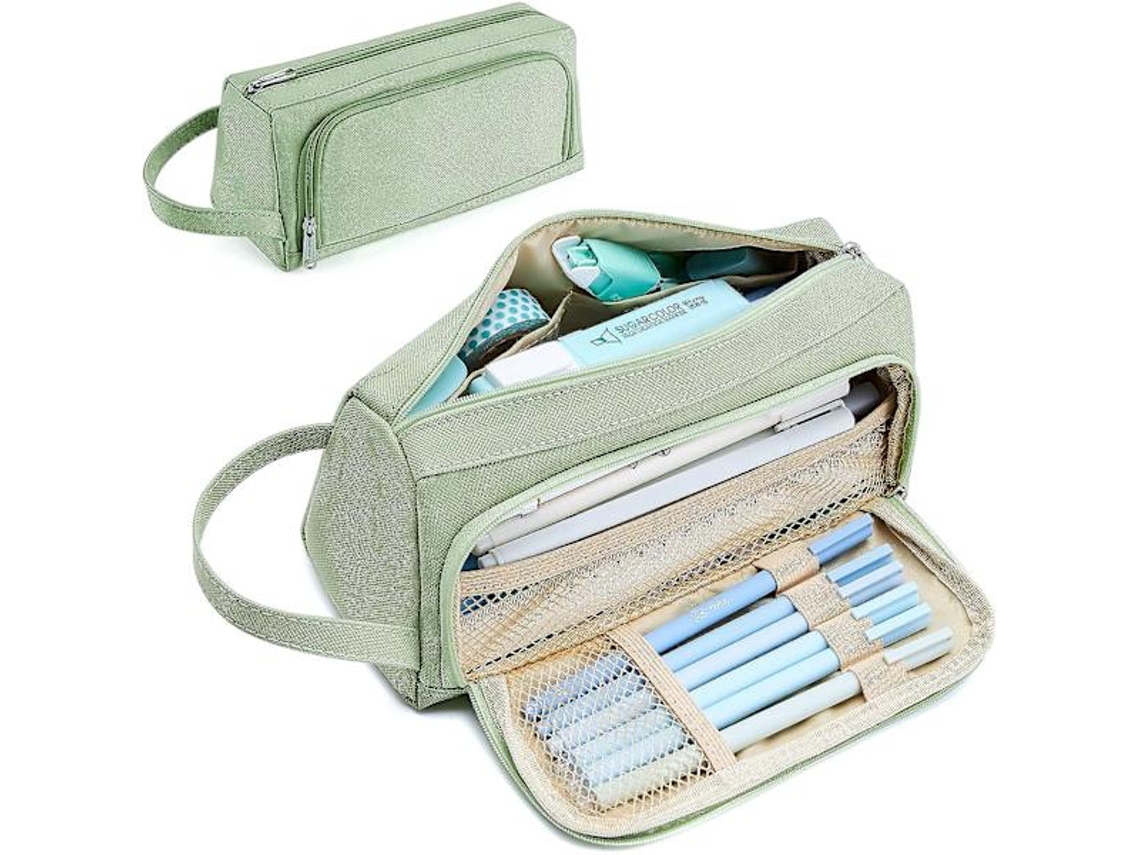 Estojo para Lápis, Grande Capacidade, Organizador AQUAFORGE