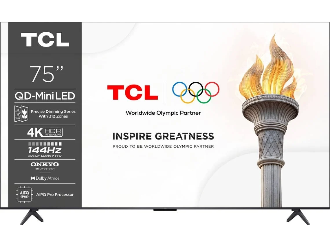 TV TCL 75C6K (Outlet Grade A - MiniLed - 75'' - 189 cm - 4K Ultra HD - Smart TV)