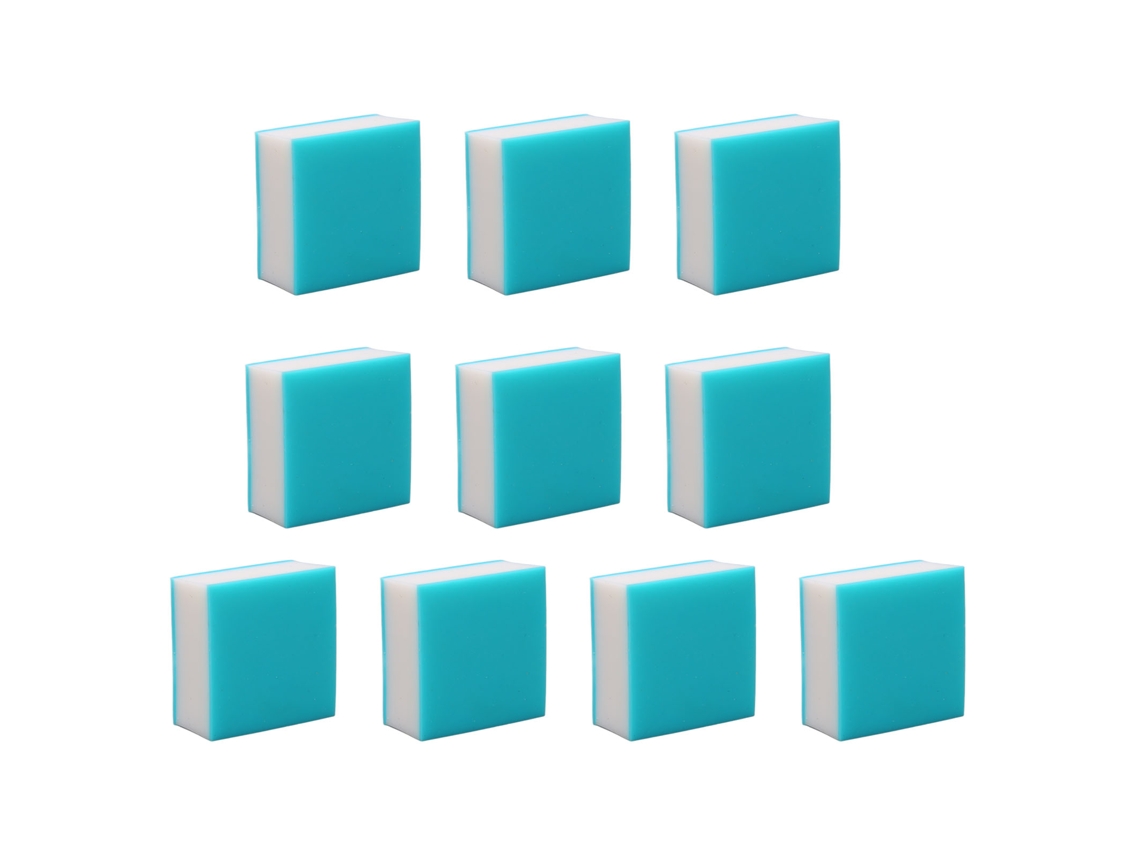 10 Blocos De Borracha Macia Para Cunhos, Para Artesanato, Cores Azul, Branco E Azul, 3 Camadas, Para Fazer Cunhos.