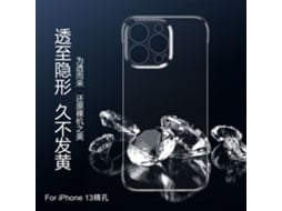 Capa Transparente Para Iphone 12 Pro (iphone 12 Mini) Em Policarbonato Sem Moldura Com Orifícios Finos.