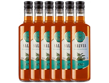 Licor SINC Sinc Salvia Licor Tradicional (1 L - 6 unidades)