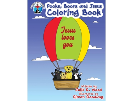 Livro Pooks, Boots And Jesus Coloring Book De Wood, Julie Et Al. (inglês)