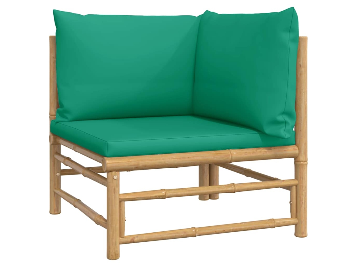 Garden Corner Sofa, Garden Corner Sofas Vidaxl Verde Bambu (n/a)