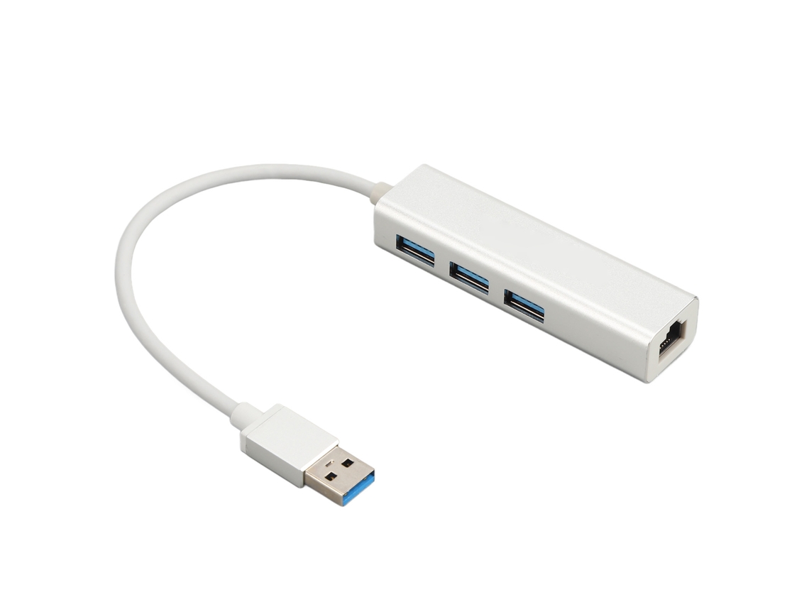 Adaptador Ethernet Gigabit USB 3.0 RJ45 10/100/1000 Mbps, aluminio, plug and play para Windows, Linux y macOS | S/MARCA