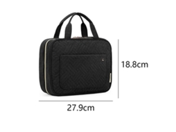 Bolsa De Viagem Com Gancho Bolsa De Cosméticos À Prova D'Água Bolsa De Armazenamento De Viagem Preta ZMDECQNA