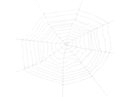 1 Peça de Decoração de Teia de Aranha para Presentes de Halloween ALLINLESS