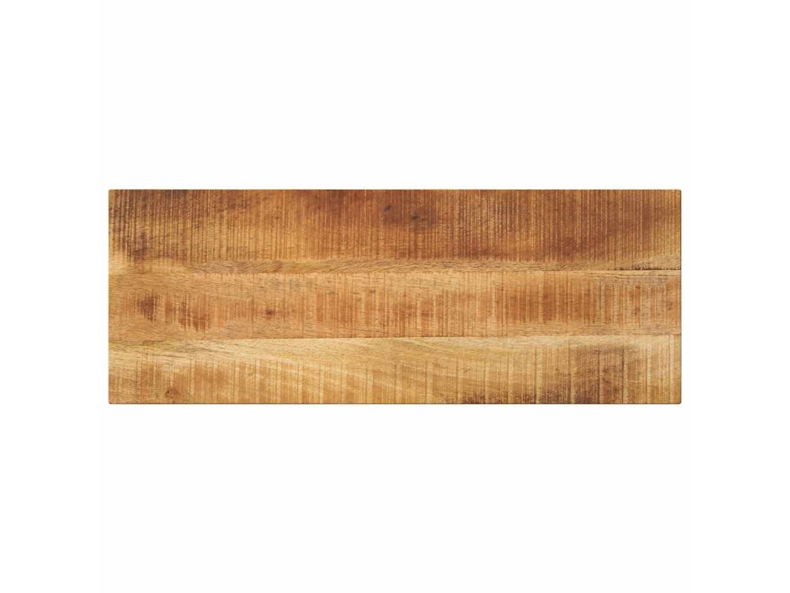 Vidaxl Tampo De Mesa Retangular 70x40x3,8 Cm Mangueira Áspera Maciça