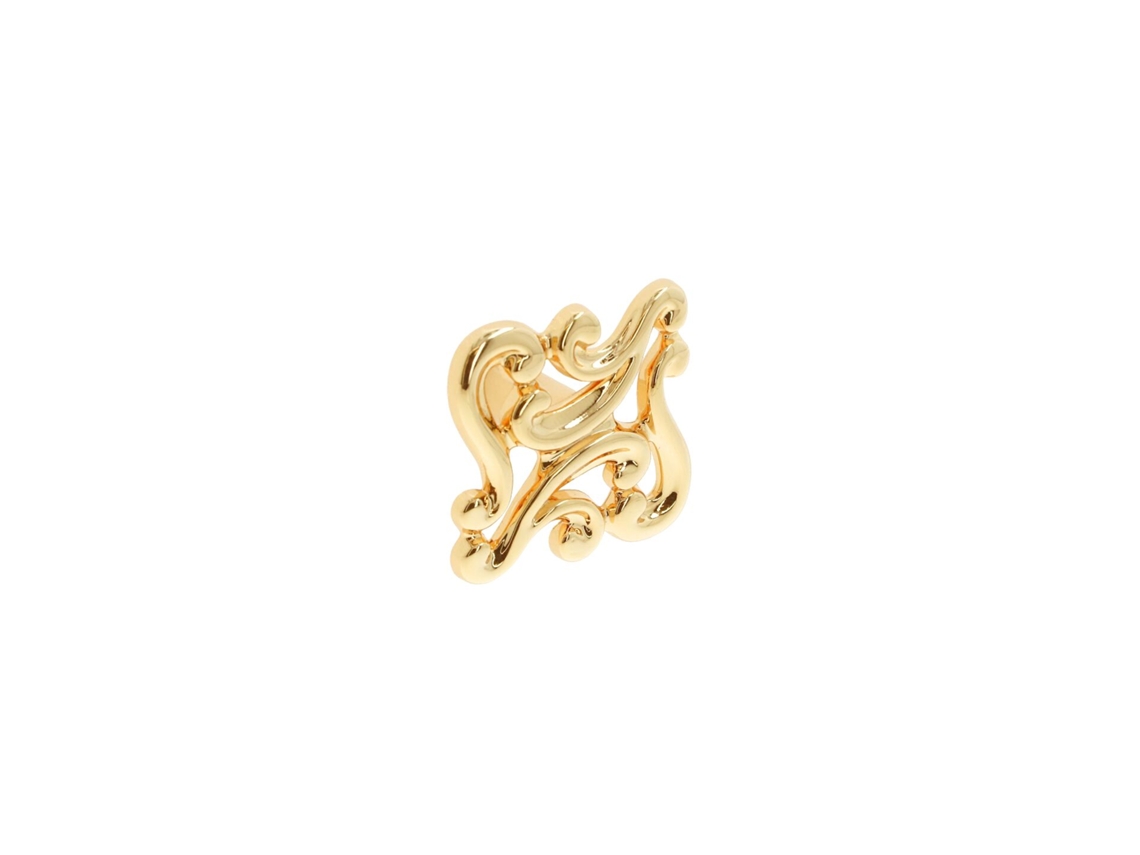 Puxador para Móveis Zamac Diâmetro 38mm X 23 Banhados a Ouro Conjunto de 6 HARDWAREXCHANGE