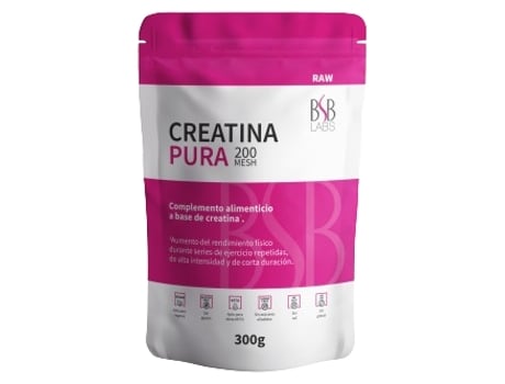 Pura Creatina 200 Malha 300 gr BSB LABS