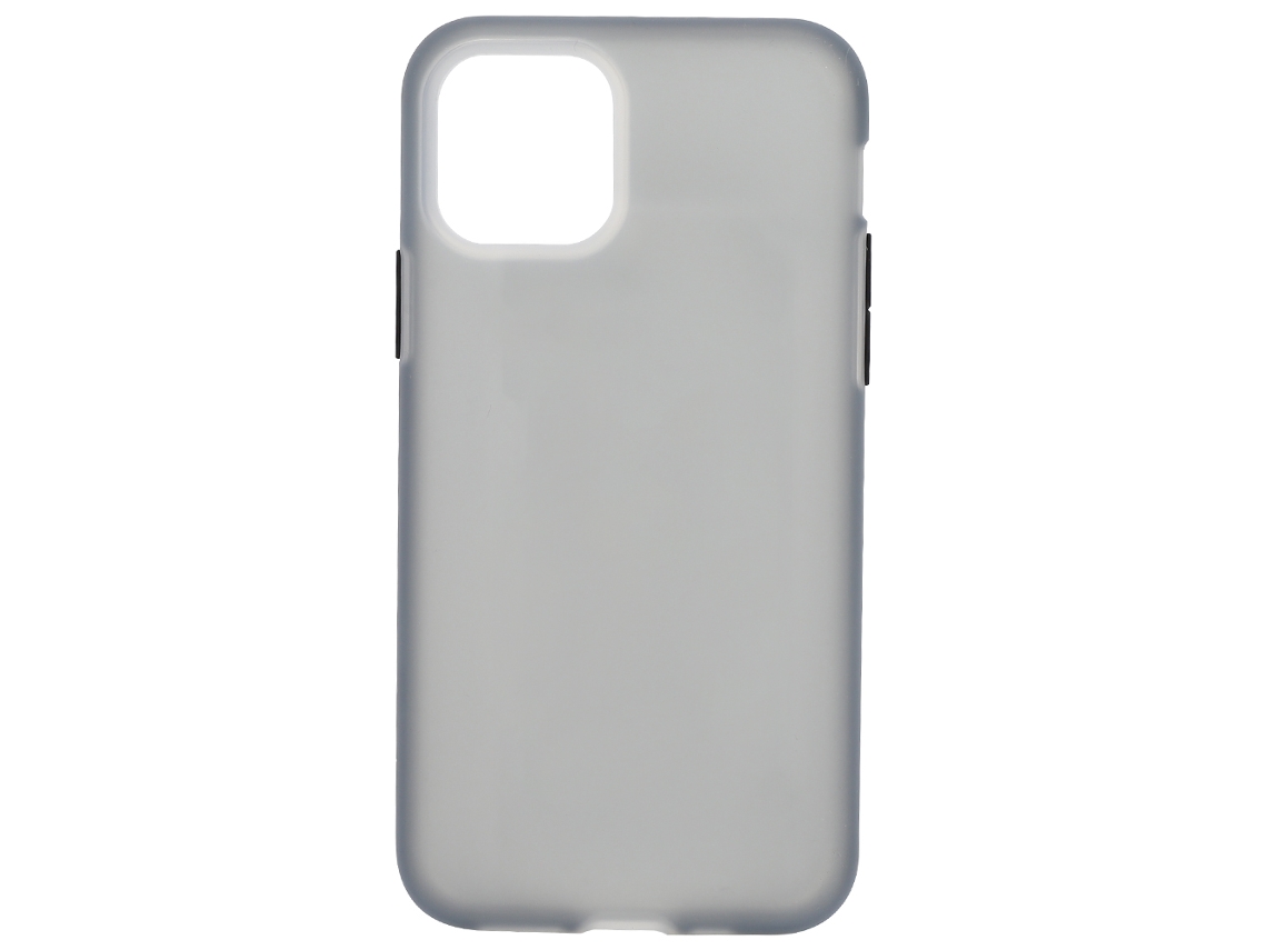 Capa de telefone iPhone 11 Pro com oled de 5,8 polegadas, silicone cinza