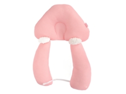 Almohada Para Cabeza De Bebé Suave Ajustable Apoyo De Posicionamiento Cuidado Rosa