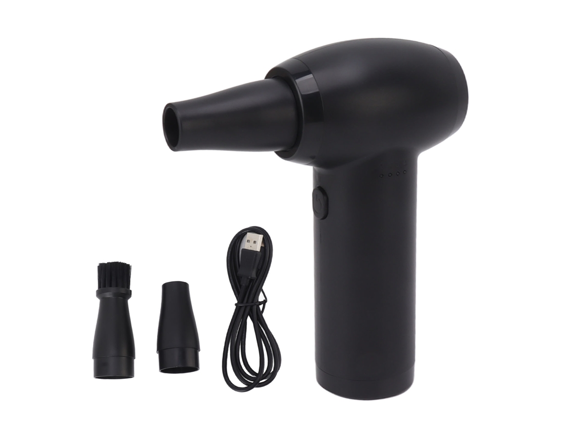 Laxiscreed Mini Secador De Cabelo Recarregável E Portátil Com Coletor De Poeira, 130000rpm, Alta Potência E Fácil De Usar