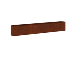 Conjunto 1 Vaso De Jardim Vidaxl Vermelho Metal (280 X 40 X 40 Cm)