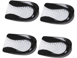 2 Pares De Protetores Calcanhar Sebs, Design Em Favo De Mel, Absorção De Impacto, Boa Elasticidade, Para Calçados E