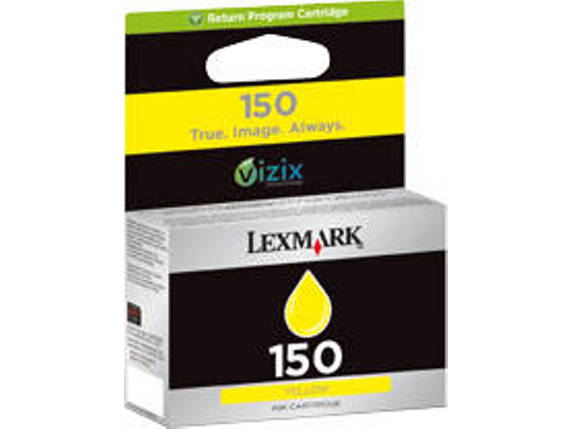 Tinteiro LEXMARK 14N1610E Amarelo