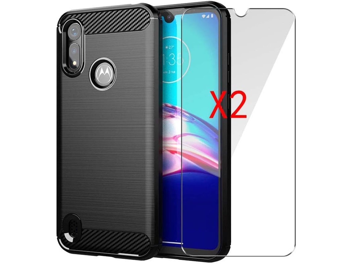 Película de Ecrã Amortecedor Fibra para Motorola Moto E6S 2020 HONGWE.