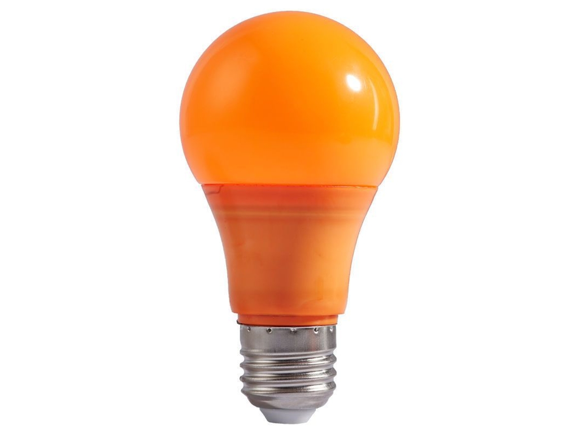 2 Pacotes De Lâmpada Led Laranja, 9w, 720 Lumens, A19, Base E27, Econômica, Para Decoração De Halloween