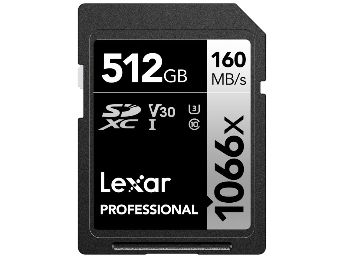 Cartão Sd Lexar Pro 1066x 512gb 160mb/s