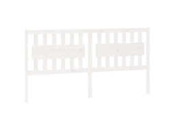 Bed Headboard, Bed Headboards Vidaxl Branco Madeira De Pinho (185.5 X 100 Cm)