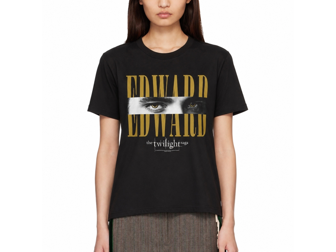 Rockinstone Twilight Movie Edward Eyes Black Adult T-shirt Size:s