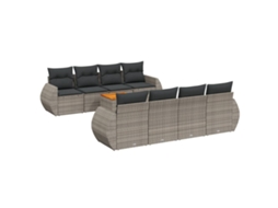 Garden Sofa Set, Garden Sofa Sets Vidaxl Cinzeto Rattan / Vime (n/a)