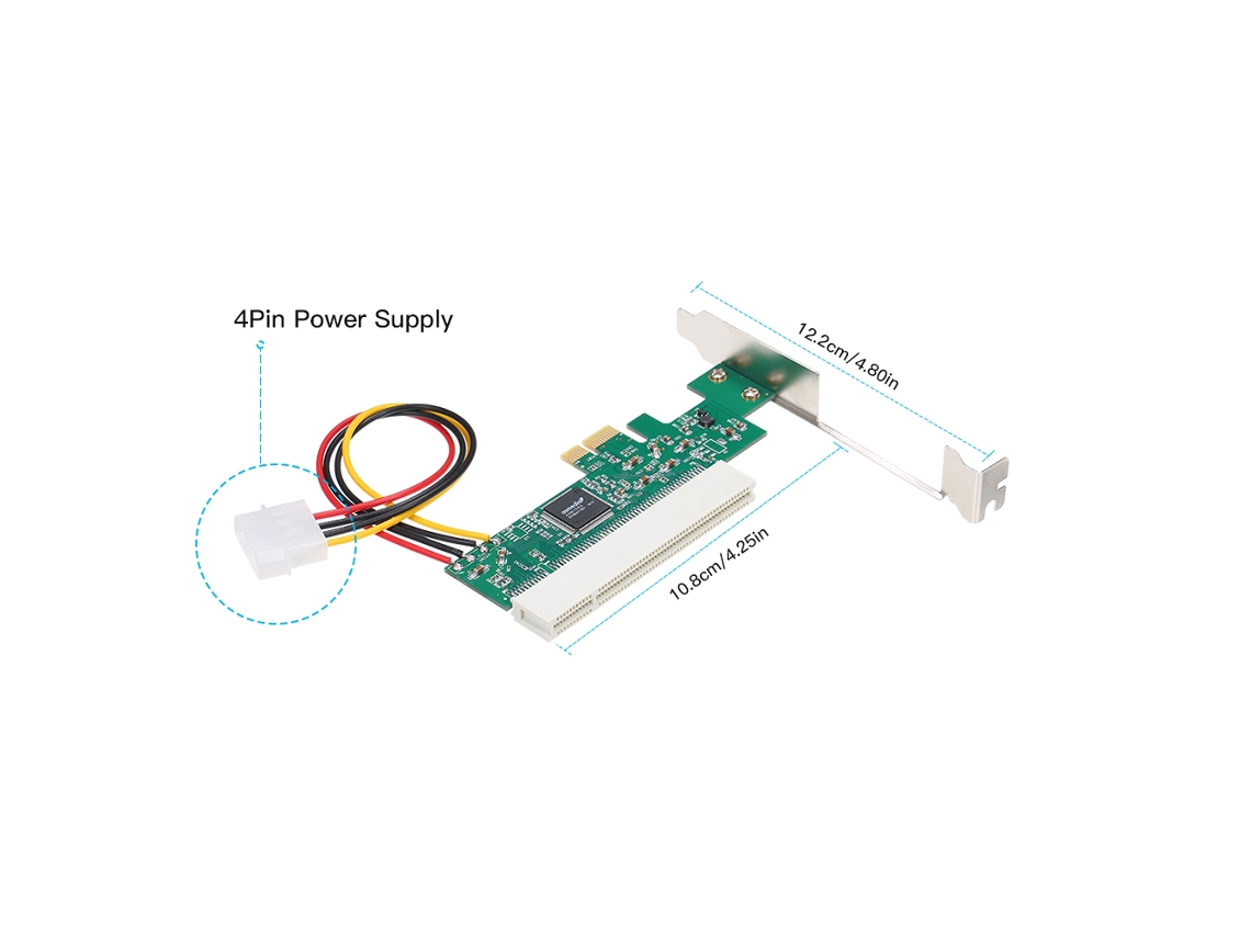 Adaptador Pci Express para Pci LAXISCREED