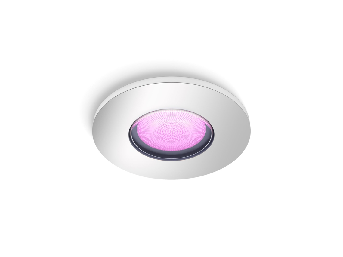 Foco Encastrável Centura PHILIPS BY SIGNIFY Ambiente Branco e Colorido Hue
