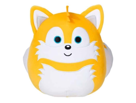 Squishmallows Sonic caudas de pelúcia macias cor amarela 25 cm