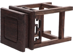 Suporte para Vaso de Flores em Estilo Chinês. Leve E, para Casa e Corredores, com Decoração em Estilo Antigo Esculpido. CHABERLU
