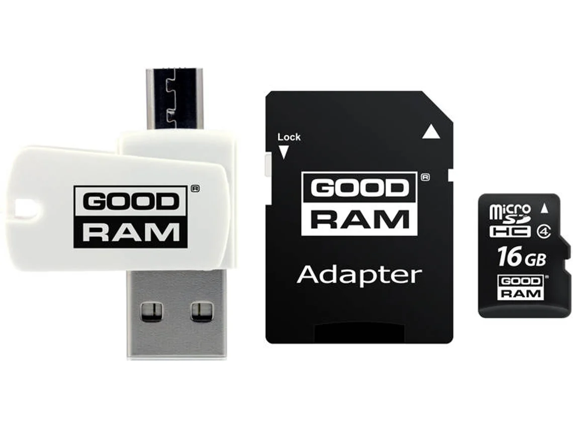 Cartão Memória MicroSDHC GOODRAM 16 GB