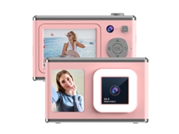 Câmara Digital Tela Ips De 2,4 Polegadas Com Luz De Preenchimento (rosa) Cuich