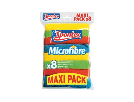 BAYETA MICROFIBRA 8 UDS MAXI PACK