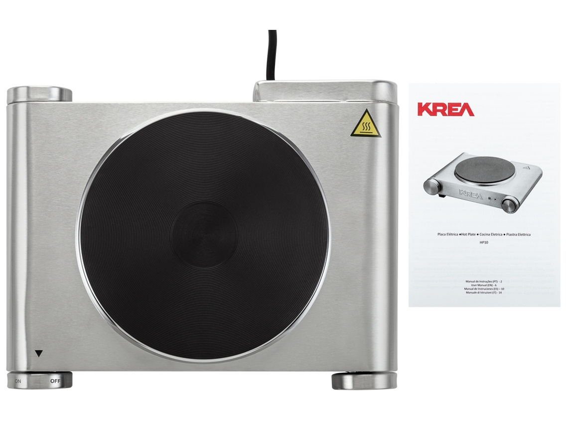 Fogão Portátil KREA HP10 (Nº de queimadores: 1)