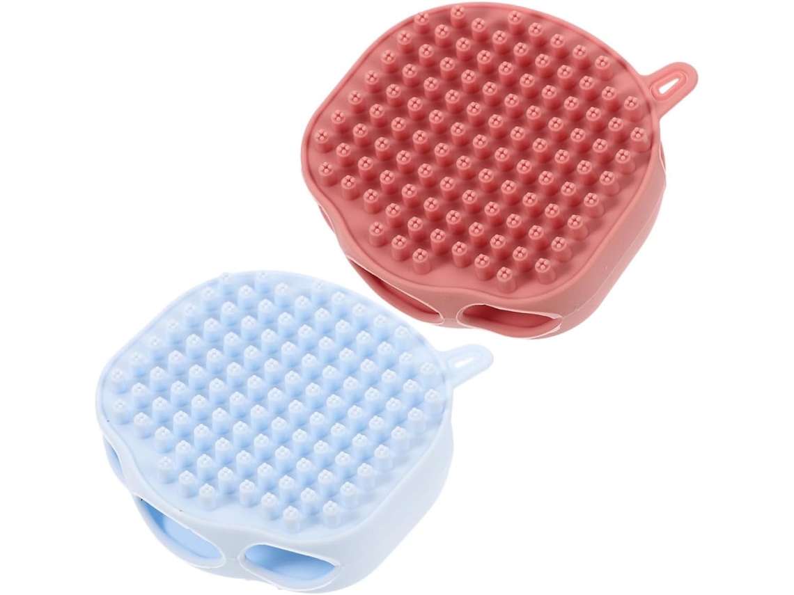 Conjunto De 2 Escovas Banho Silicone Healeved, Escova Ergonômica Para Esfoliação Suave, Ideal Para Adultos, Massagem