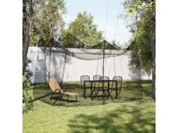 Vidaxl Mosquiteiro Para Exterior Malha 220 Preto 300x300x250 Cm