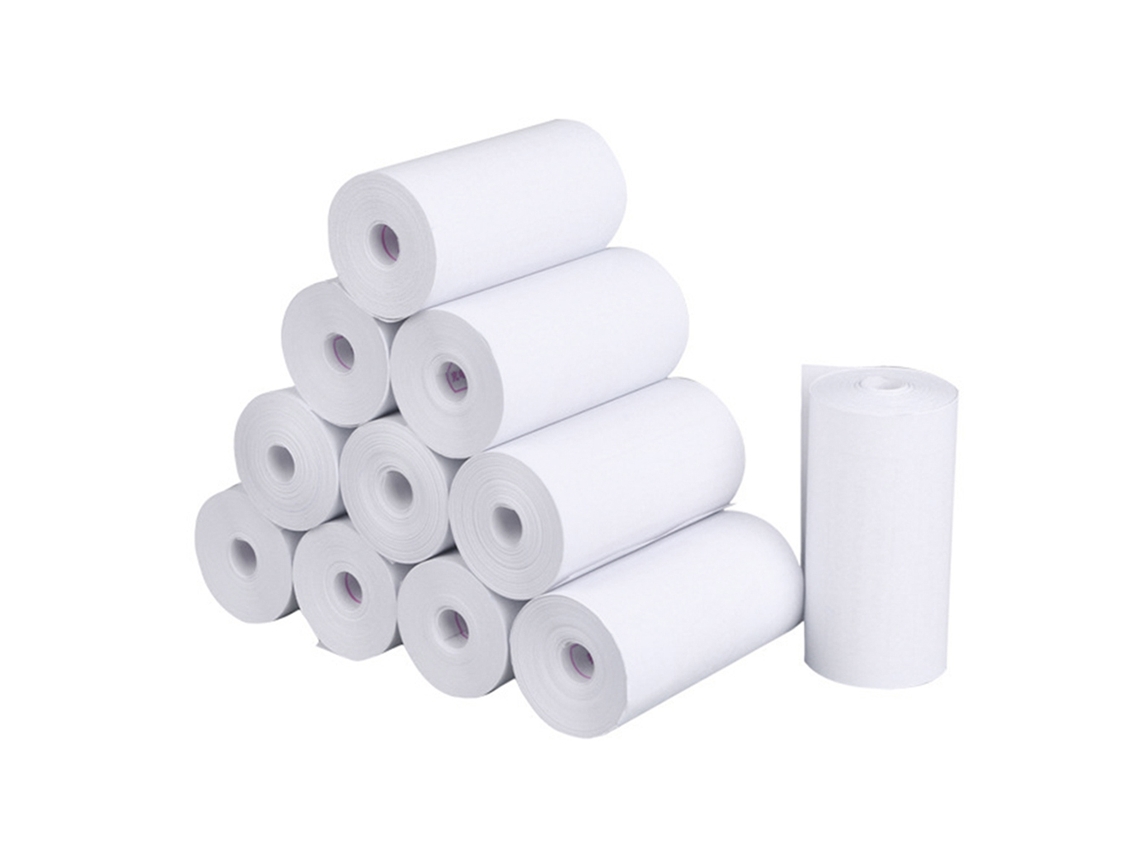 Papel Térmico Blanco Para Cámara Instantánea Infantil E Impresora, Accesorio De Repuesto De Papel De Impresión 57*30mm