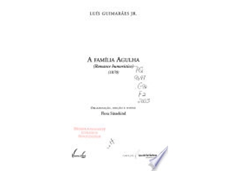 Livro Família Agulha: Romance Humorístico, A de Luís Guimarães Jr (Português do Brasil)