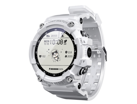 Smartwatch LOKMAT Attack 3 Mostrador Branco 33Mm Pulseira Tpu Smartwatch
