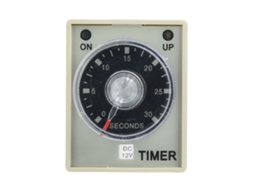 Relé de Tempo 30s YURU com 8 pinos para automação industrial Dc12v