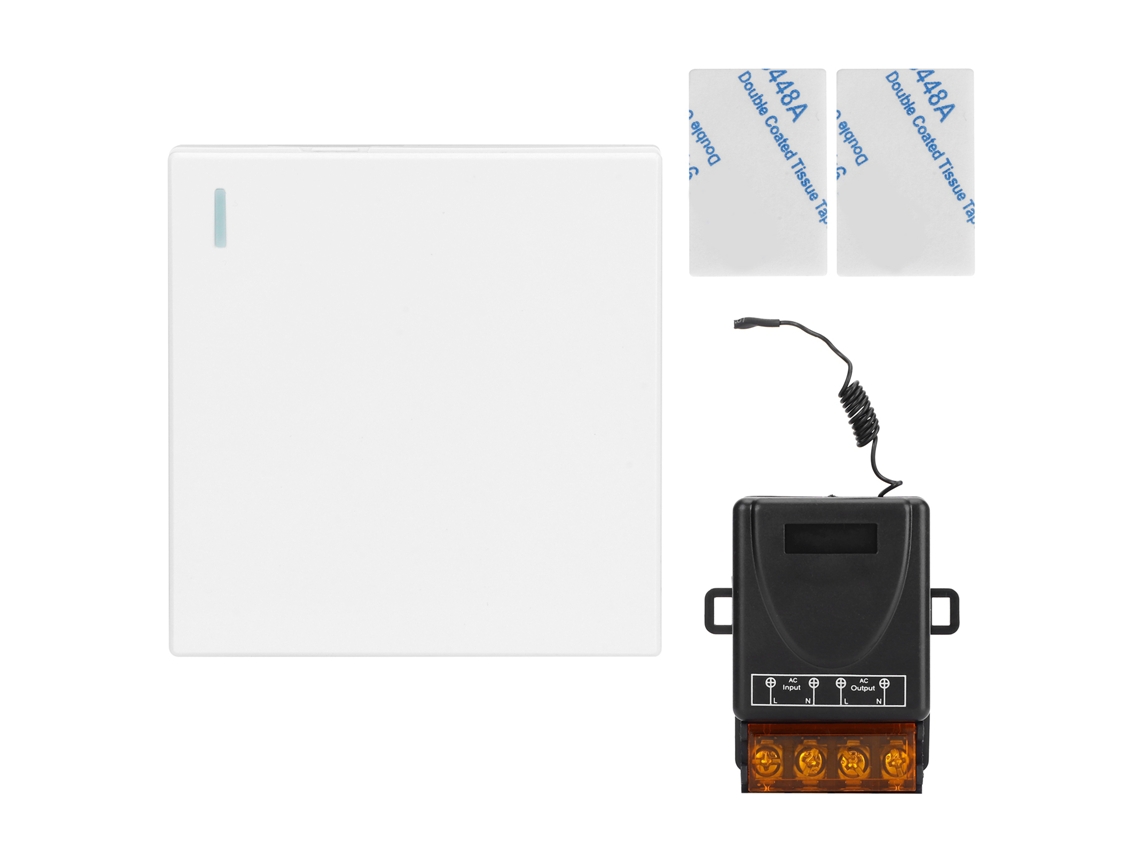 Kit Receptor De Interruptor De Panel Inalámbrico Para Sistema De Iluminación Inteligente Hogareño Rc002-ac Ac80v-260v
