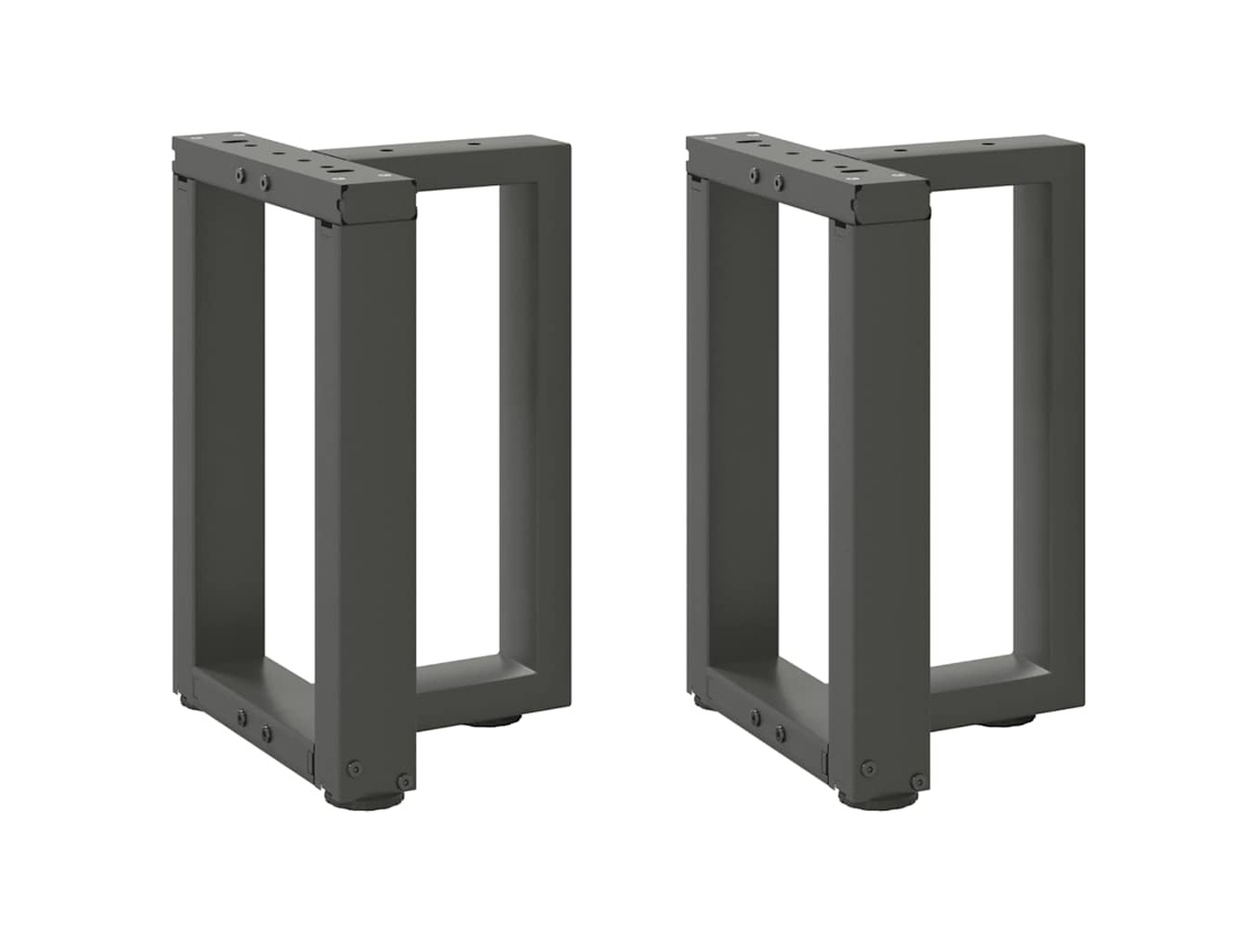 Coffee Table Leg, Coffee Table Legs Vidaxl Antracite Aço (28 X 25 X (42-43) Cm)