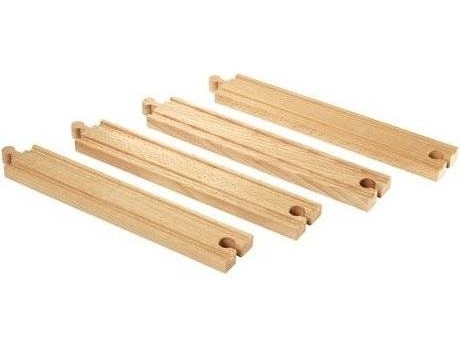 Peça para Pista Ferroviária  33341 (Castanho - 23.5x1.2cm - Idade Mínima: 3)