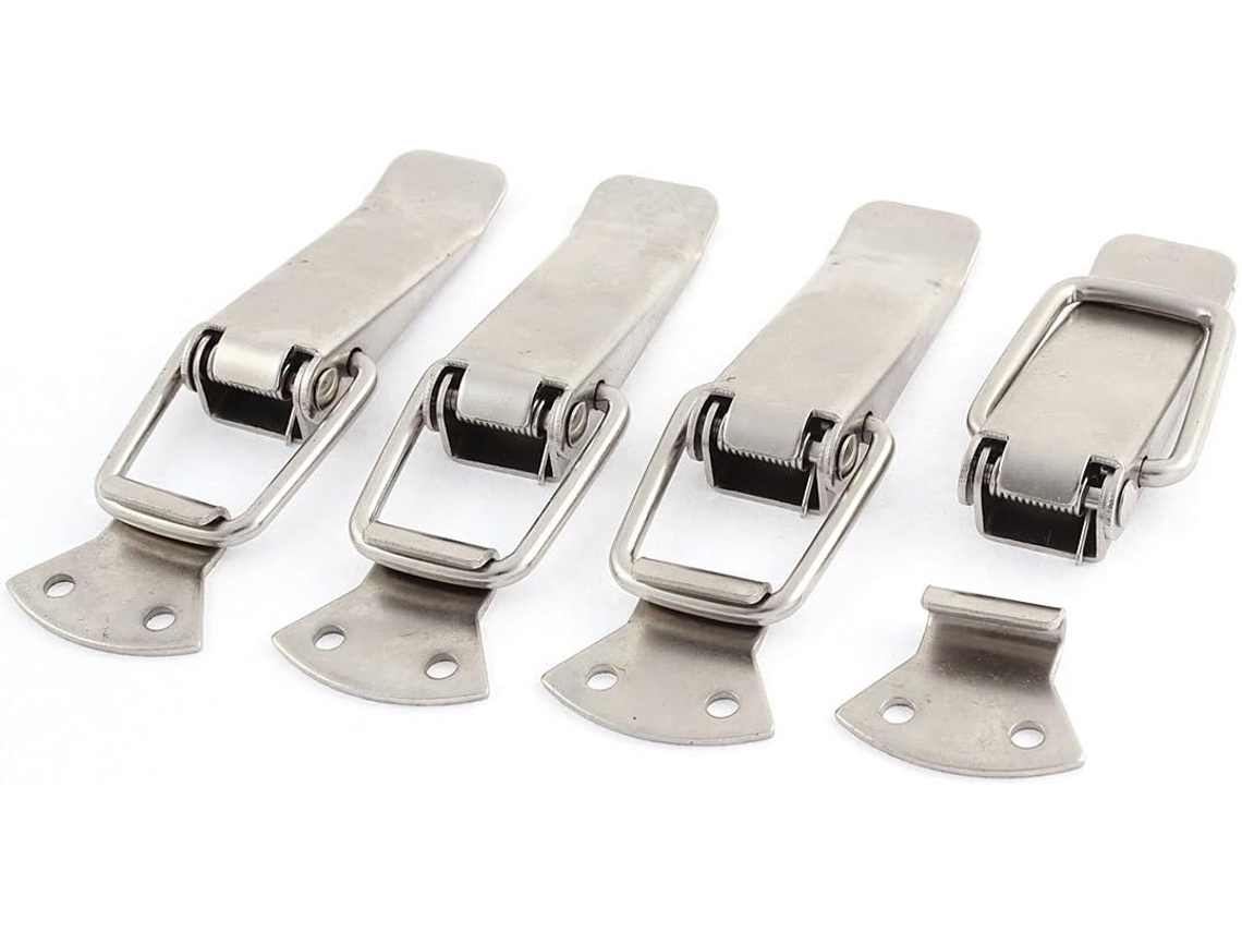 Fecho de Mola Metal para Caixa/armário, 2 Conjuntos, Tom Prateado CHABERLU (8db86f1cccf253d04711109c213128fd)