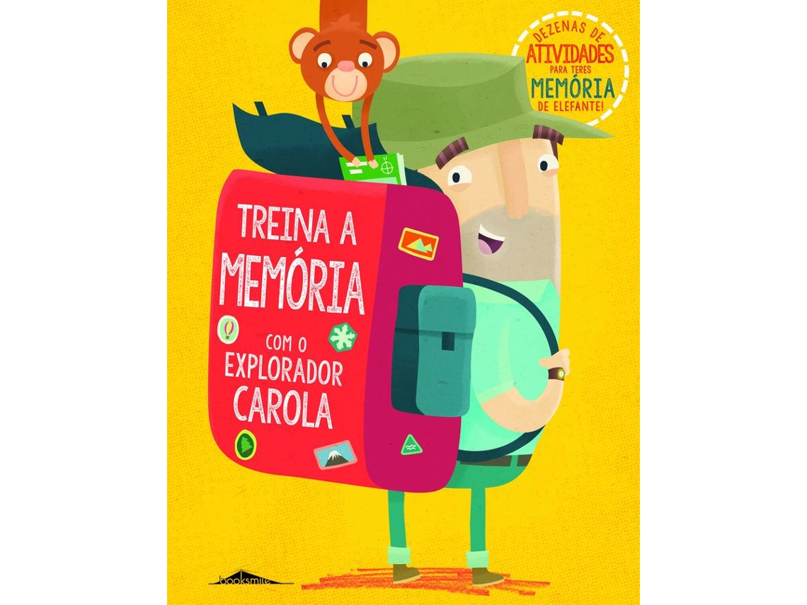 Livro Treina a Memória com o Explorador Carola de Catherine Veitch (Português)