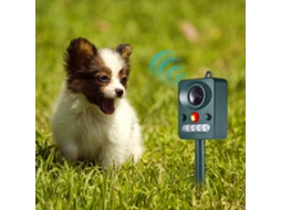 Repelente Eletrônico de Animais Solar Usb com Luz Led Pisca À Prova D'água para Raposas Pássaros Cães | S/MARCA