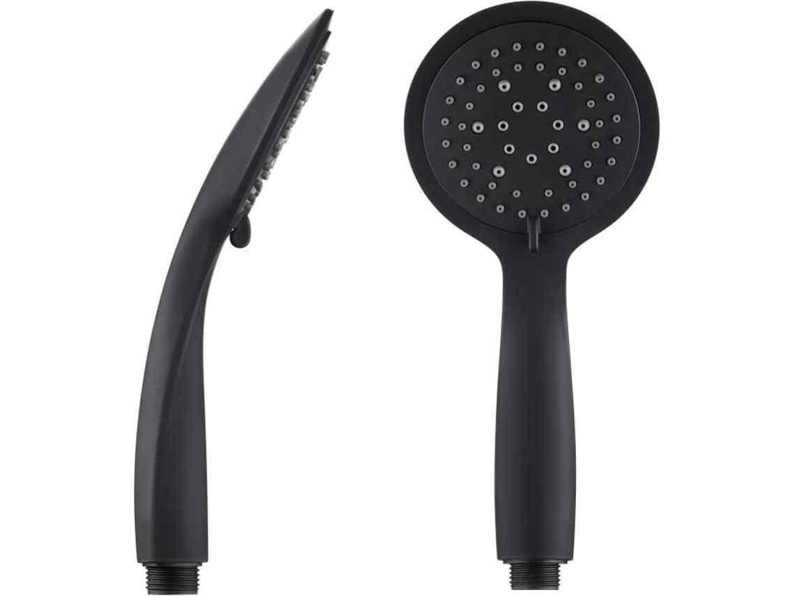 Chuveiro de mão ROUSSEAU Hebe 5 jatos - Preto